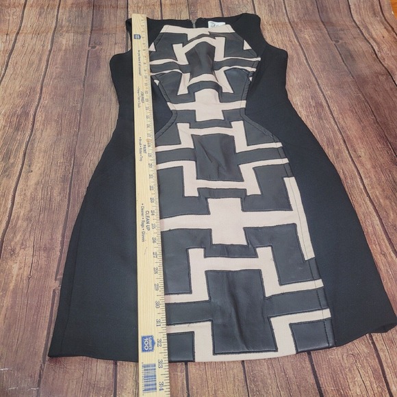 Milly Womens Dress Black 4 Sheath Wool Blend Sleeveless Knee Length - Picture 6 of 12